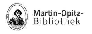 schwarzes Logo der Martin-Opitz Bibliothek