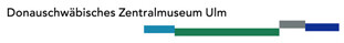 blau-grün-graues Logo des Donauschwäbischen Zentralmuseums Ulm
