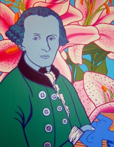 Harvey Immanuel Kant with Flowers and Painting2