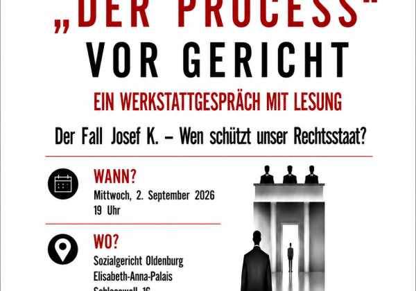 Plakat Prozess Sozialgericht