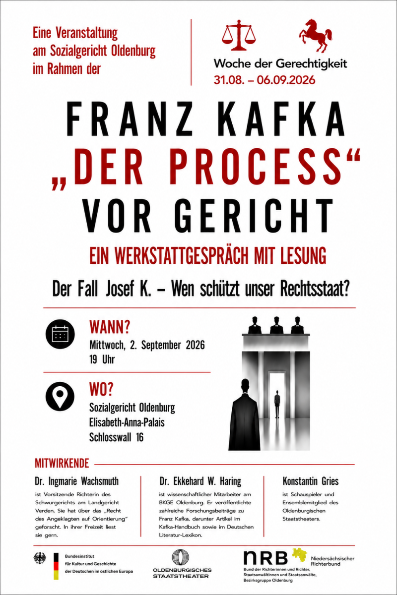 Plakat Prozess Sozialgericht