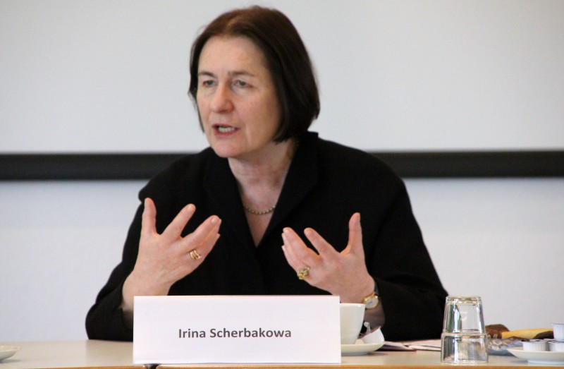 Irina Scherbakowa im Gespräch