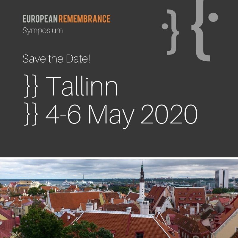 Save the date-Grafik für einen Tagung in Tallinn im Mai 2020